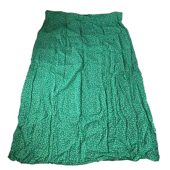 New Look Women’s Skirt Green Floral Size 14 NWT - Picture 3 of 16